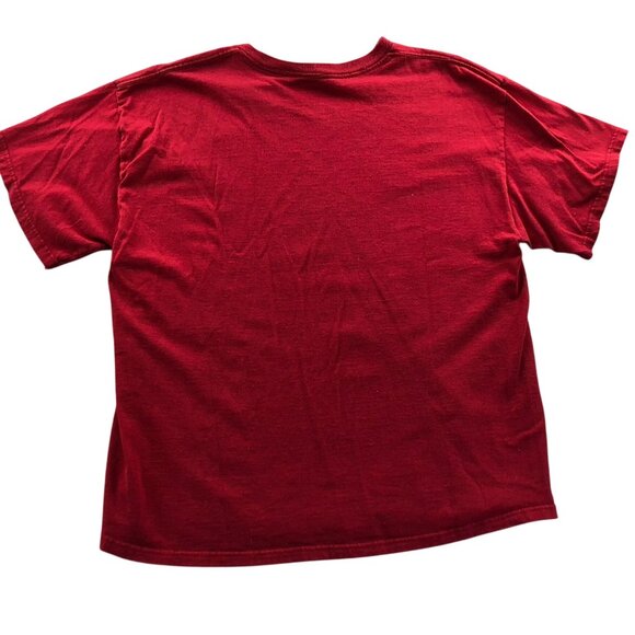 Vintage Mens Houston T-Shirt Size XL Red Short Sleeve Casual Graphic Tee - Picture 2 of 10